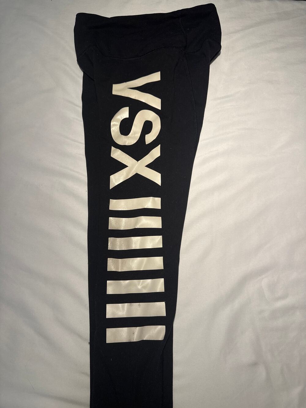 Vintage VXS Sport Victorias Secret Leggings Logo XS Black
